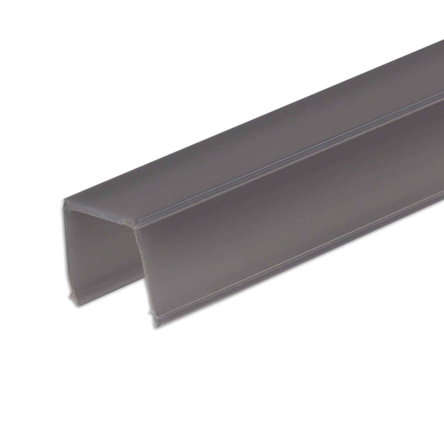 COVER schwarz/matt für Track48 Aufbauschiene flat (H25), 200cm, 25% Transmission