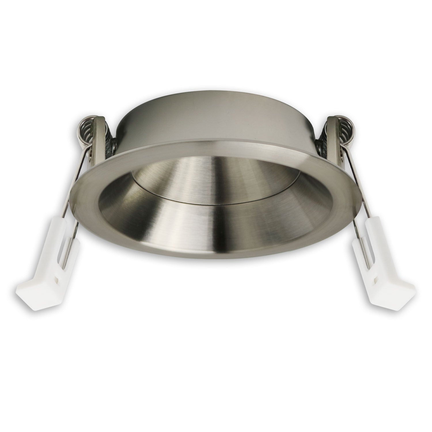 Einbaur. f. Einbaustrahler Back68&LED Modul SYS-GU10, schwenkbar, nickel geb.