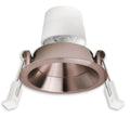 LED Einbaustrahler Back68, rosegold, rund, 5W, CRI90, 2700K, schwenkbar, rückvers., UGR<12, dimmbar