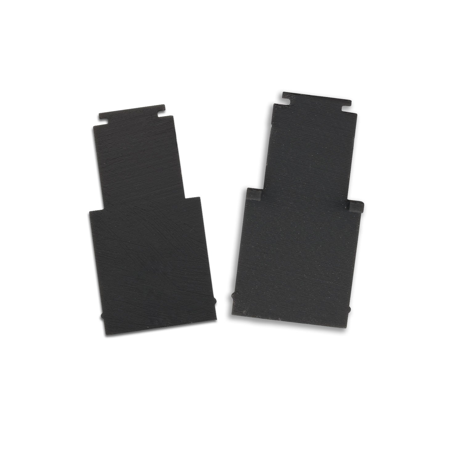 Endkappe innenliegend, schwarz für Track48 Schiene (H50) mit transluz. COVER, 2 STK