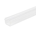 Gardinen-Inlay opal, Innenformat B=9.7 H=6.5mm Schlitz 6mm, 100cm