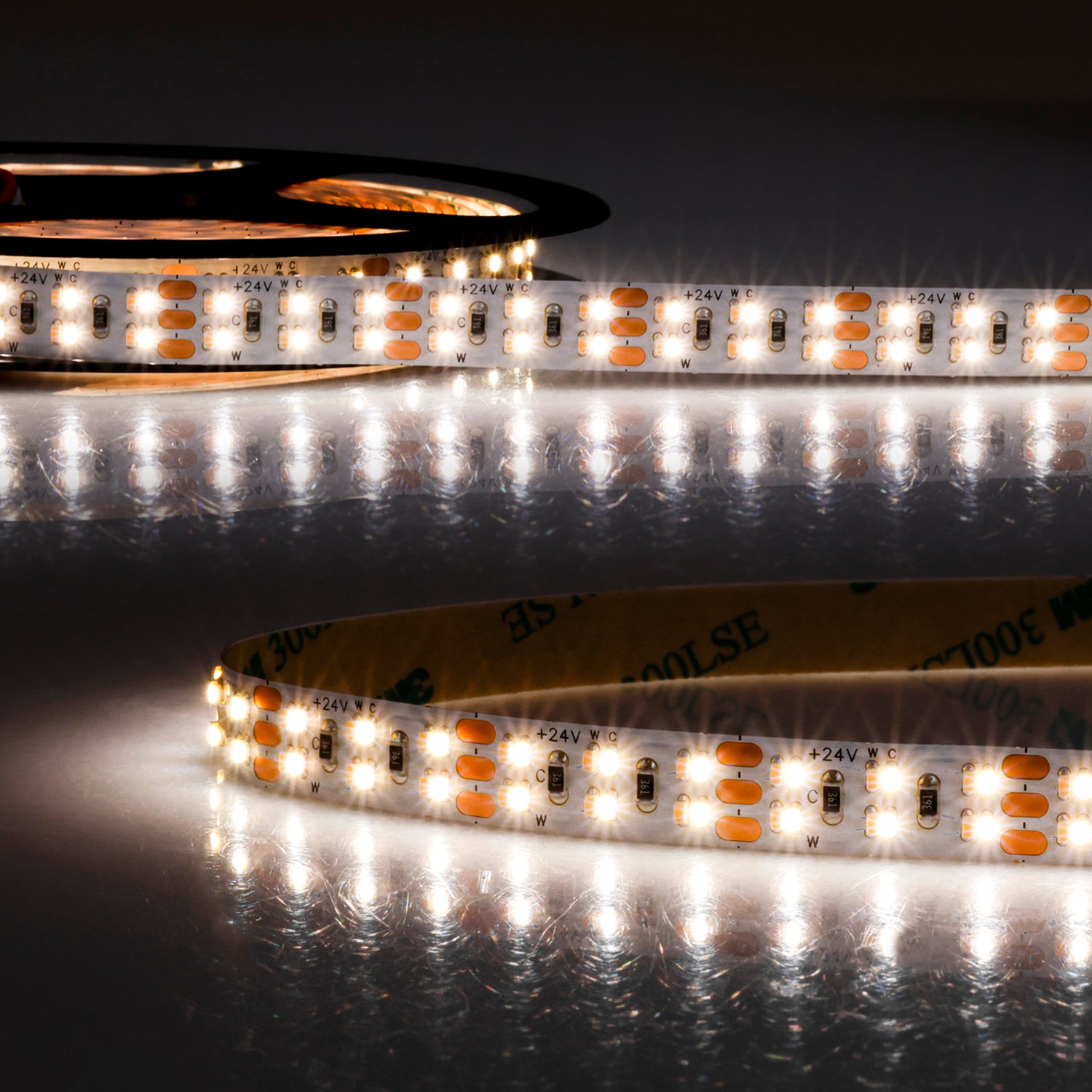 LED CRI919/940 CCT Flexband, 24V DC, 20W|20W, IP20, 5m Rolle, 480 LED/m