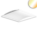 LED Panel Infinity Line 625 UGR<19 4H/8H, CRI80, 36W, ColorSwitch 3000|4000|6000K, KNX dimmbar