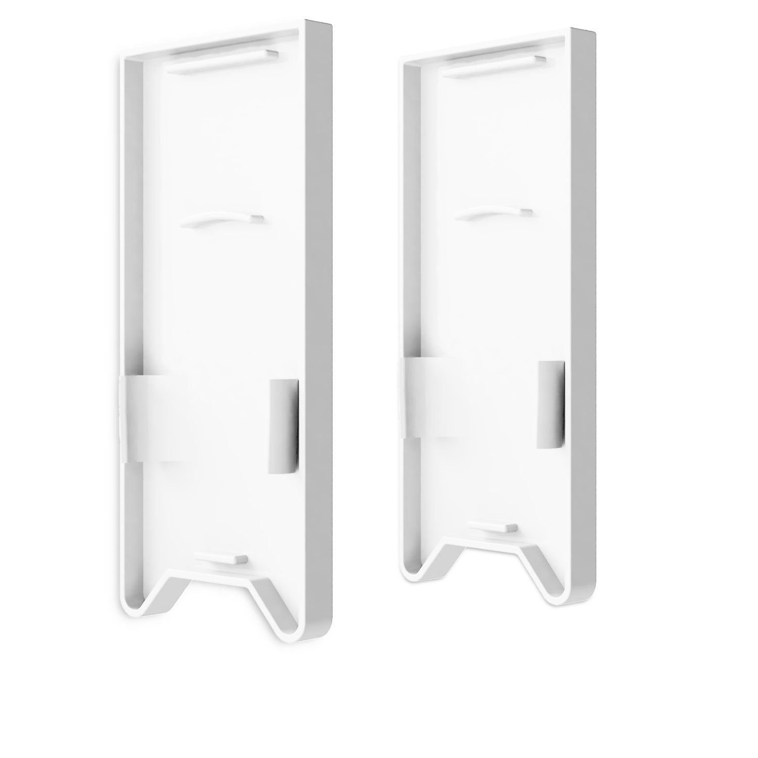 Endkappe EC120 mit Lichtfalle, weiß für Leuchtenprofil HALON mit U-Cover C63, 2 Stück