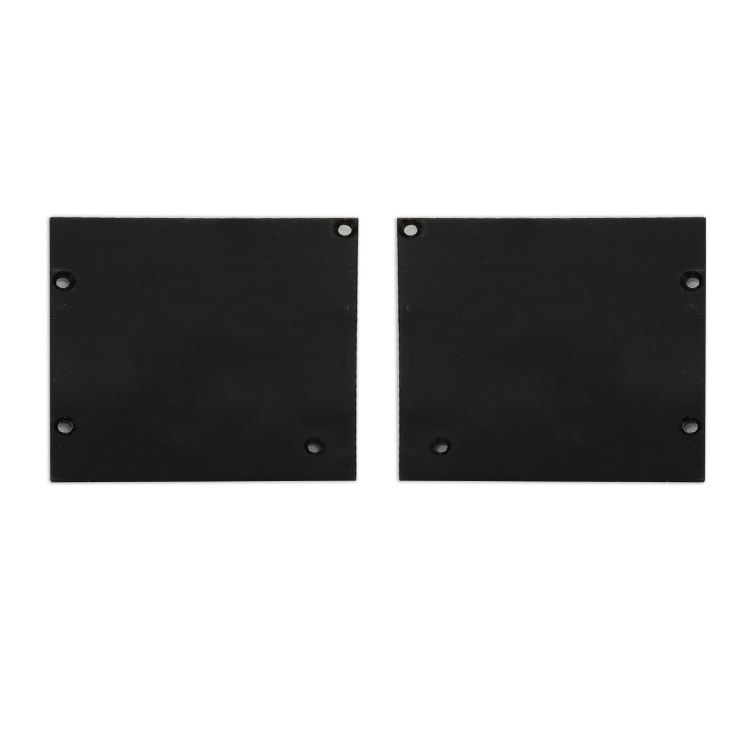 Endkappe Alu EC127 für Curtain10 ONE mit VISOR, 1 Paar (links & rechts), schwarz