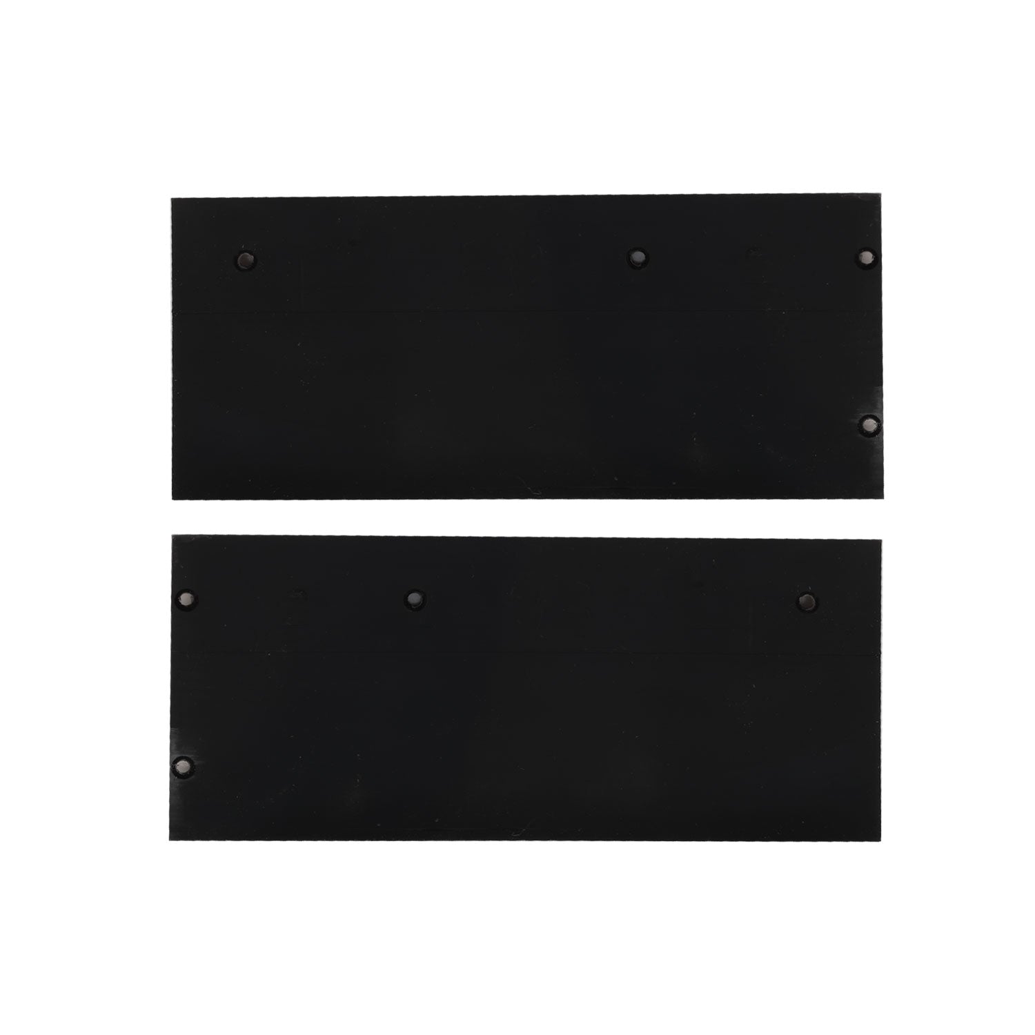 Endkappe Alu EC129 für Curtain10 DOUBLE mit VISOR, 1 Paar (links & rechts), schwarz
