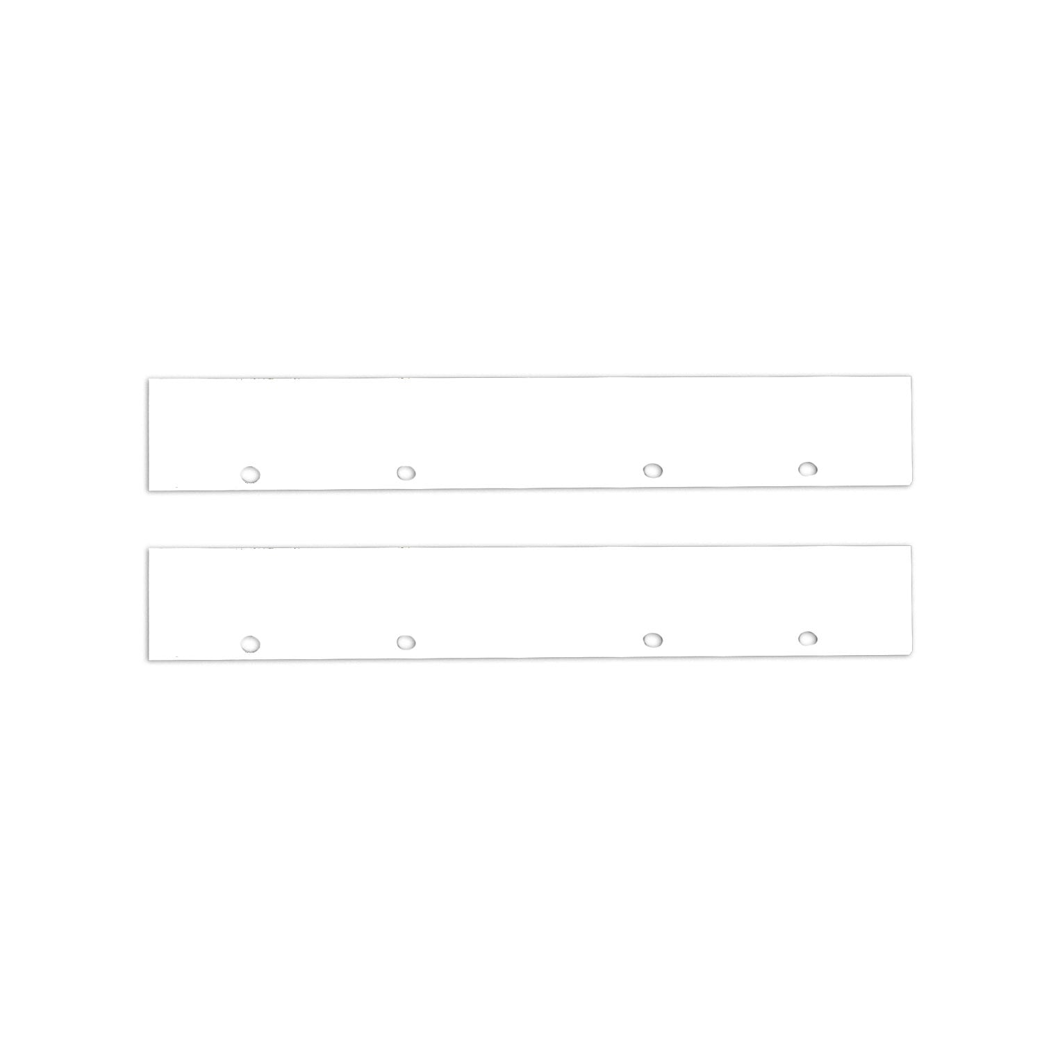 Endkappe Alu EC128 für Curtain10 DOUBLE, 2 Stück, weiß