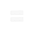 Endkappe Alu EC126 für Curtain10 ONE, 2 Stück, weiß