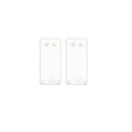 Endkappe Alu EC130 für Curtain10 ONE HIGH, 2 Stück, weiß