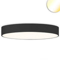LED Deckenleuchte UGR<19 2H, schwarz, 80W|100W, IP44, DN1000, ColorSwitch 2700|3000|4000K, dimmbar