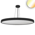 LED Hängeleuchte UGR<19 2H, schwarz,  80W|100W, IP44, DN1000, ColorSwitch 2700|3000|4000K, dimmbar