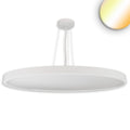 LED Hängeleuchte UGR<19 2H, weiß,  80W|100W, IP44, DN1000, ColorSwitch 2700|3000|4000K, dimmbar