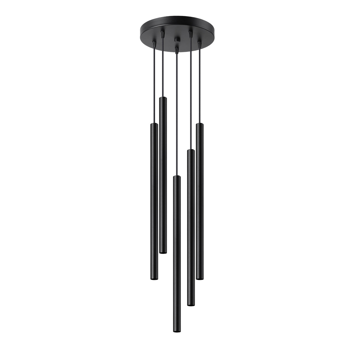 Pendelleuchten PASTELO 5P schwarz Sollux Lighting