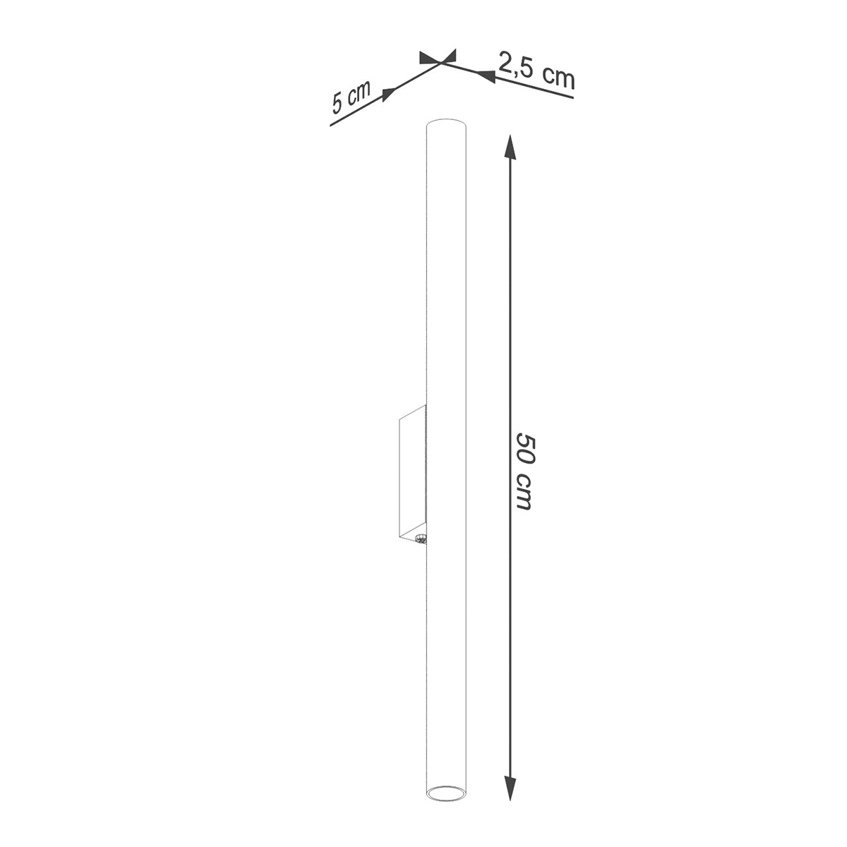 Wandleuchte PASTELO 2 golden Sollux Lighting
