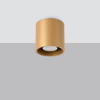 Deckenleuchte - Spot - Strahler ORBIS 1 golden Sollux Lighting