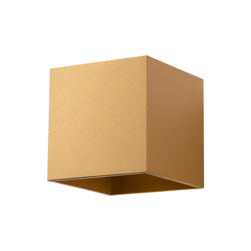Wandleuchte QUAD  1 golden Sollux Lighting