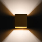 Wandleuchte QUAD  1 golden Sollux Lighting