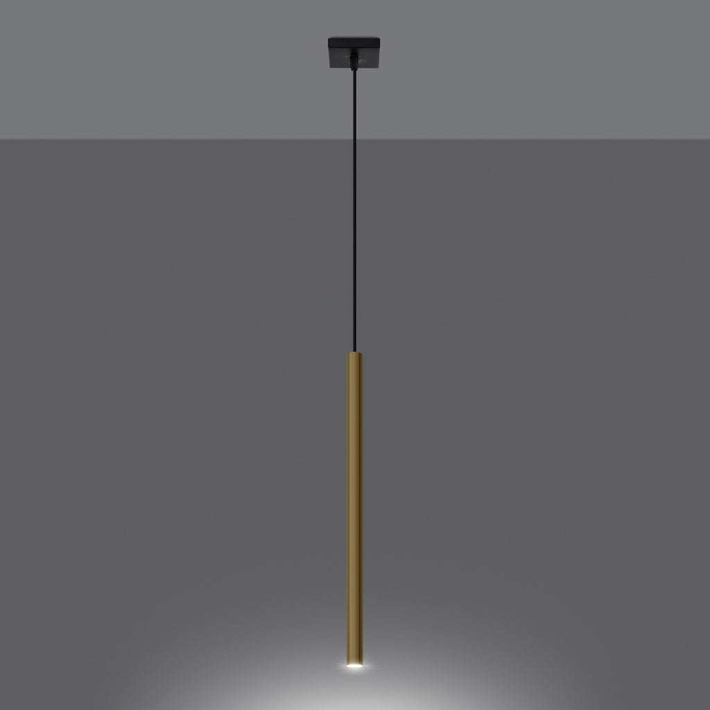 Pendelleuchten PASTELO 1 glanzgold Sollux Lighting