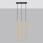 Pendelleuchten PASTELO 3L glanzgold Sollux Lighting