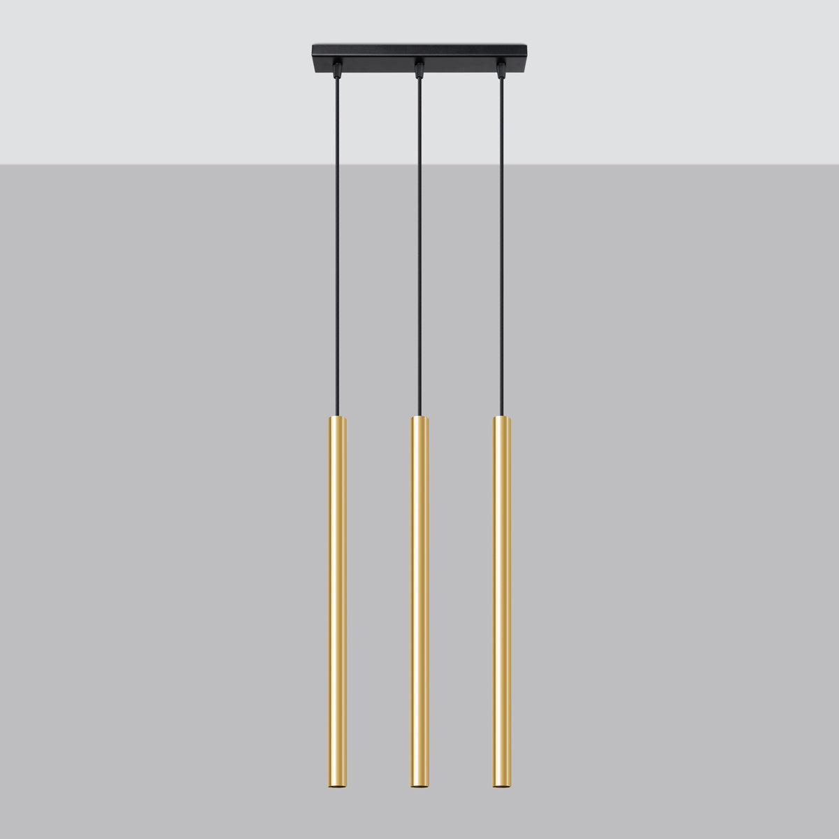 Pendelleuchten PASTELO 3L glanzgold Sollux Lighting