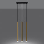 Pendelleuchten PASTELO 3L glanzgold Sollux Lighting
