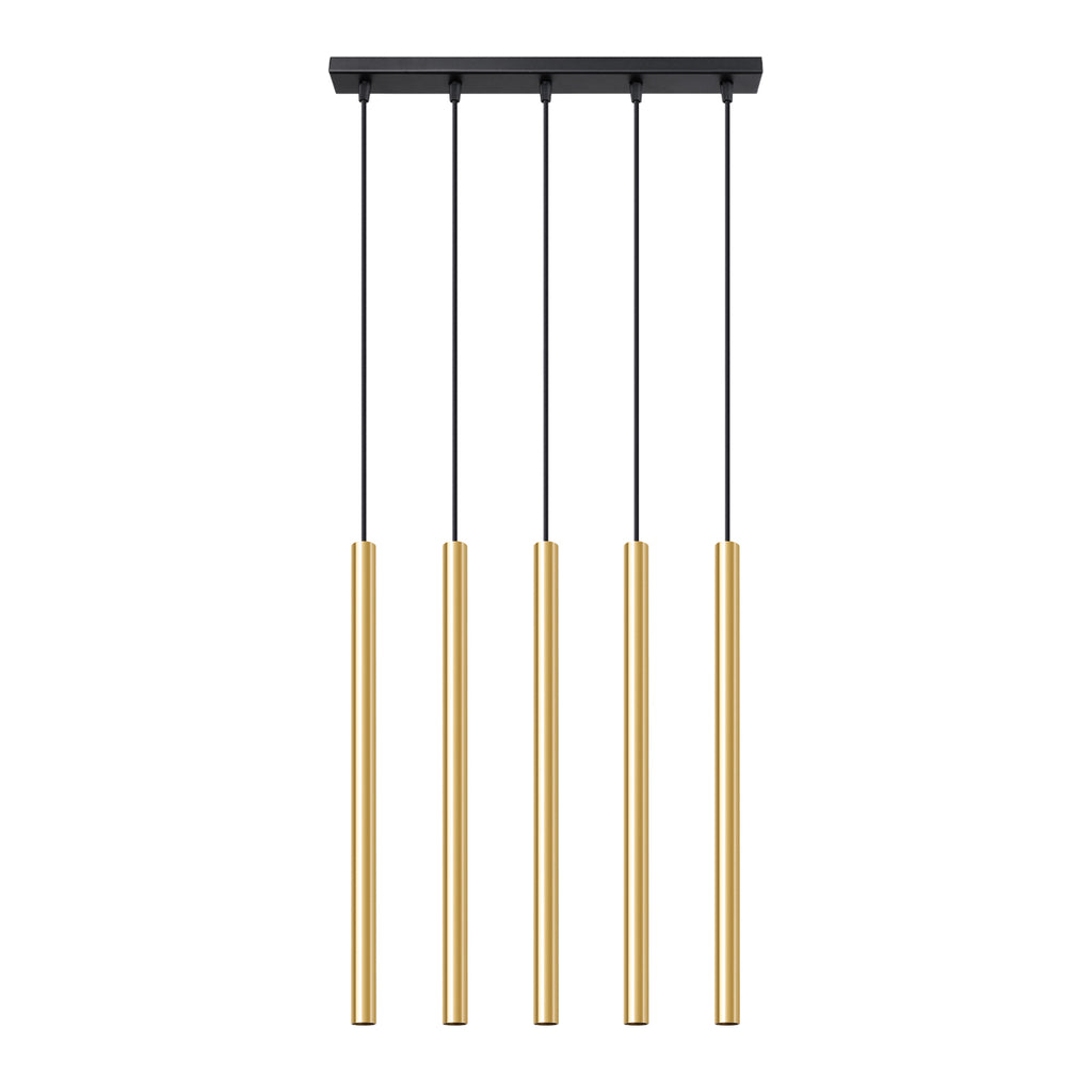 Pendelleuchten PASTELO 5L glanzgold Sollux Lighting