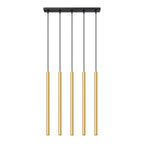 Pendelleuchten PASTELO 5L glanzgold Sollux Lighting
