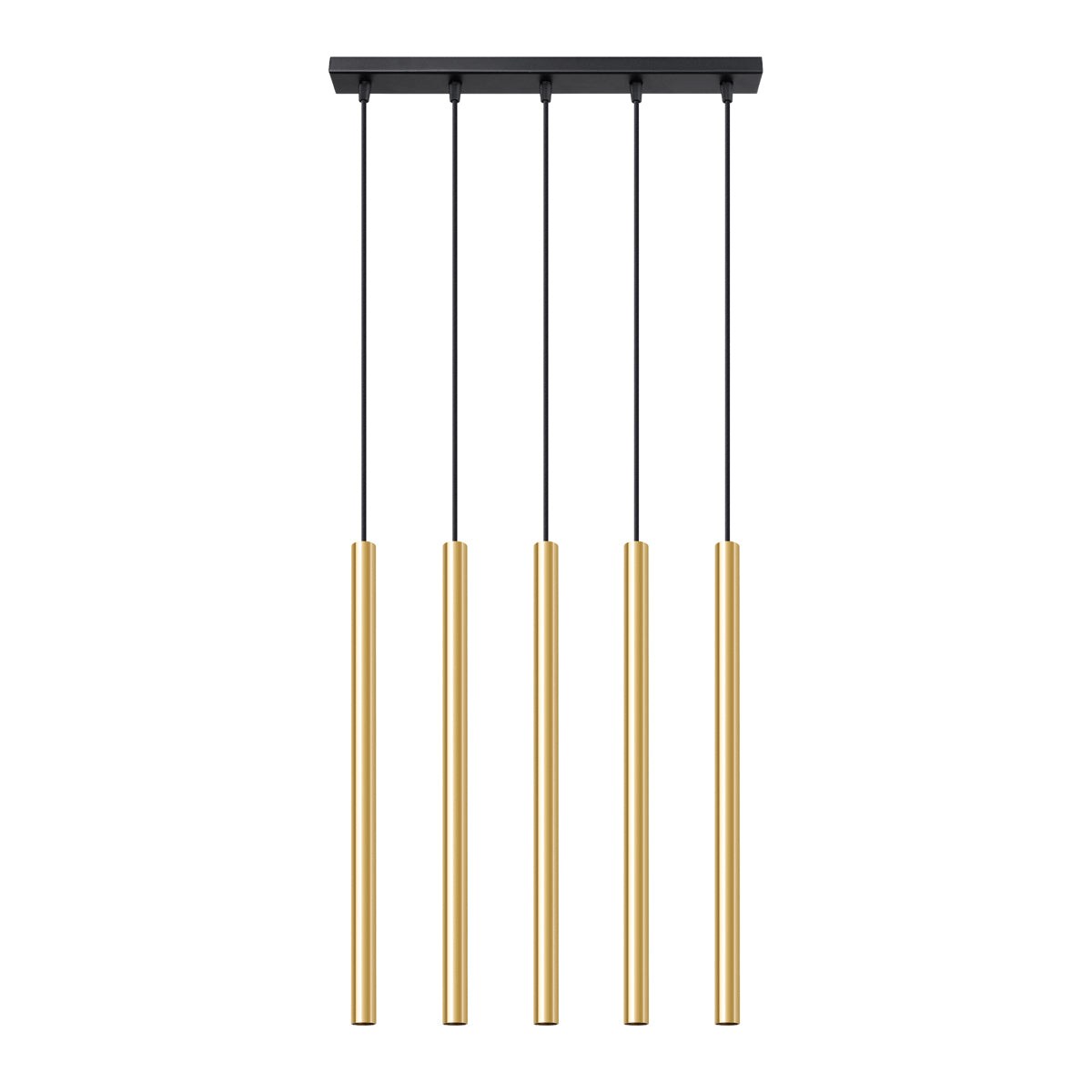 Pendelleuchten PASTELO 5L glanzgold Sollux Lighting