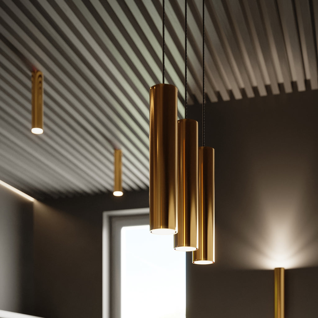 Pendelleuchten LAGOS 1 glanzgold Sollux Lighting