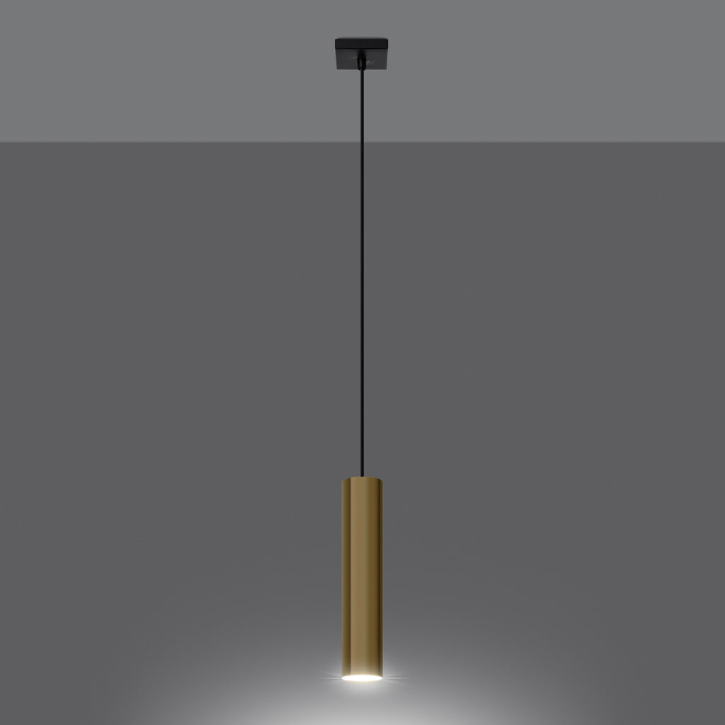 Pendelleuchten LAGOS 1 glanzgold Sollux Lighting