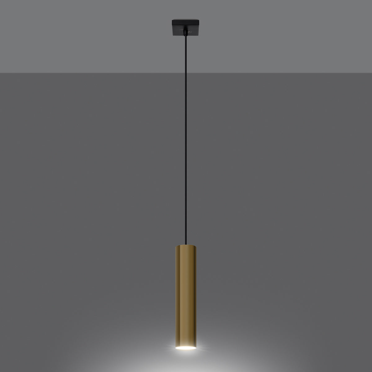 Pendelleuchten LAGOS 1 glanzgold Sollux Lighting