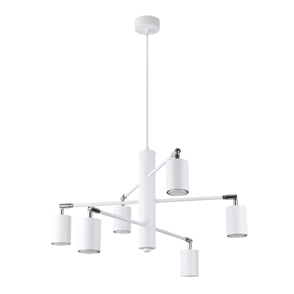 Pendelleuchte LEMMI 6 weiß Sollux Lighting