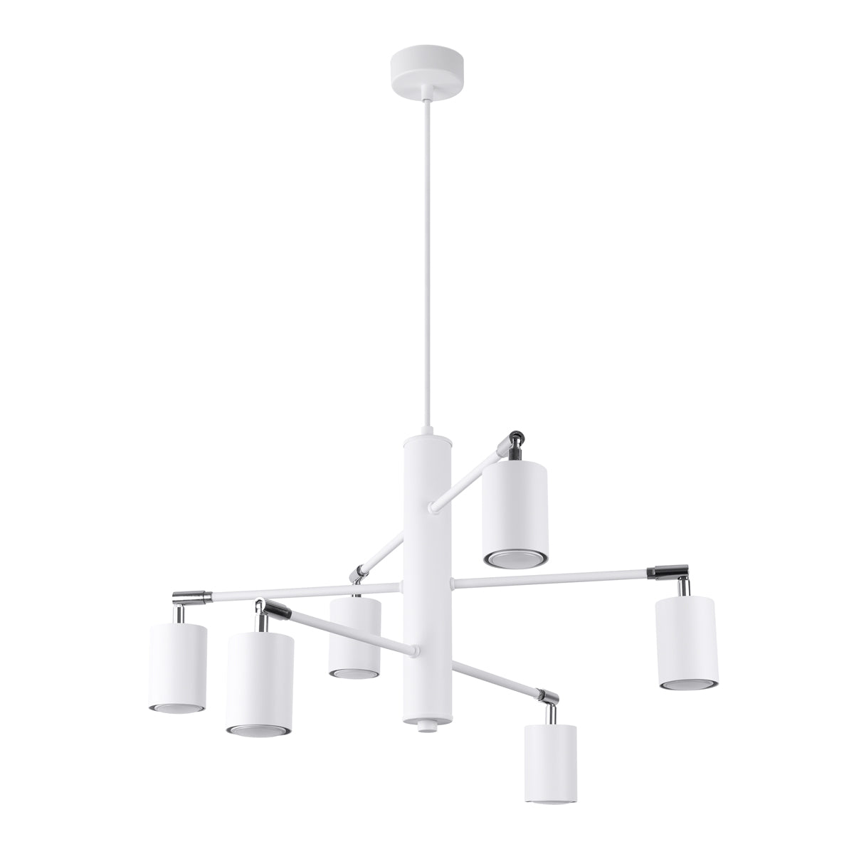 Pendelleuchte LEMMI 6 weiß Sollux Lighting