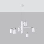 Pendelleuchte LEMMI 6 weiß Sollux Lighting