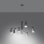 Pendelleuchte LEMMI 6 weiß Sollux Lighting