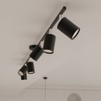 Pendelleuchte LEMMI 6 schwarz Sollux Lighting