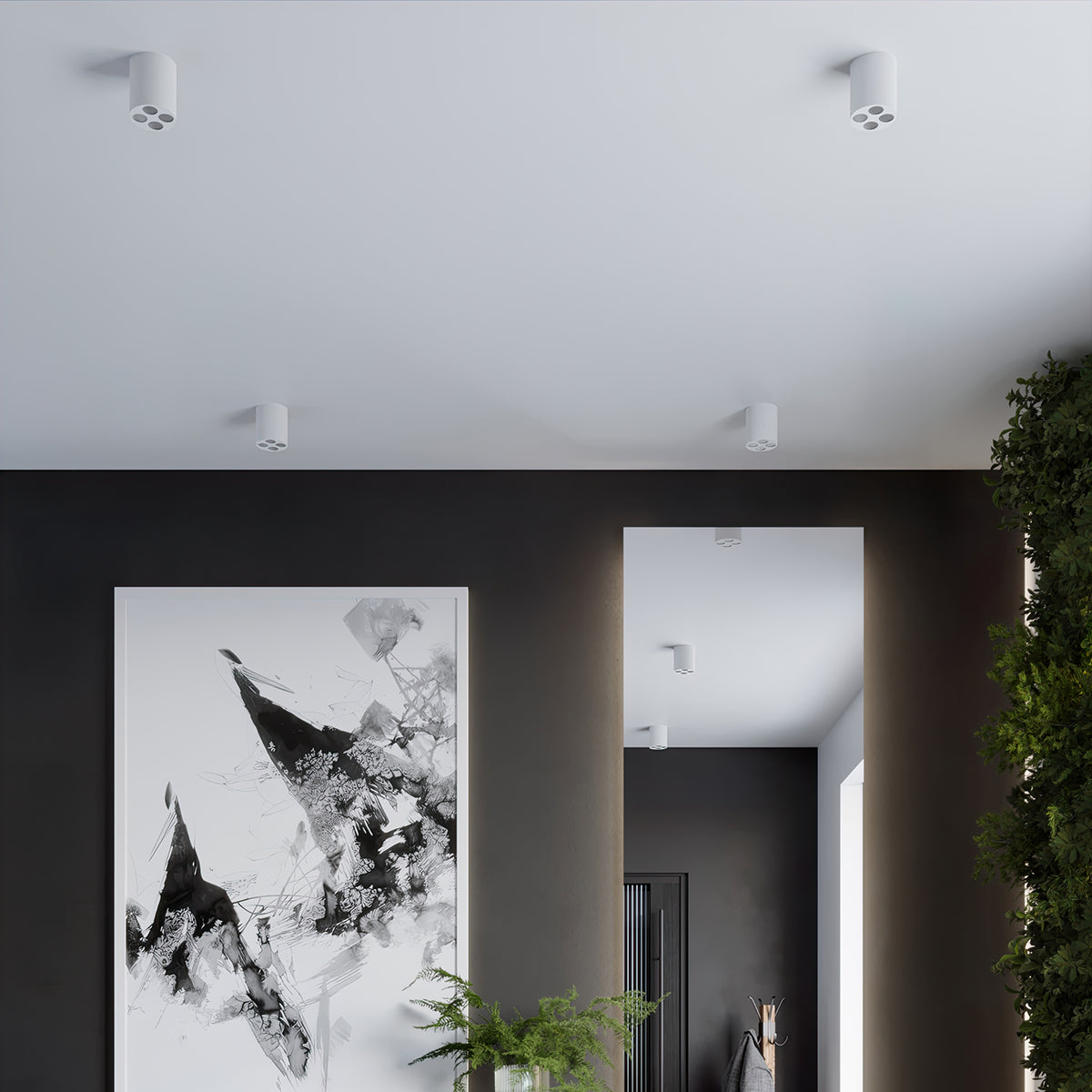 Deckenleuchte - Spot - Strahlerd ZOE weiß LED Sollux Lighting