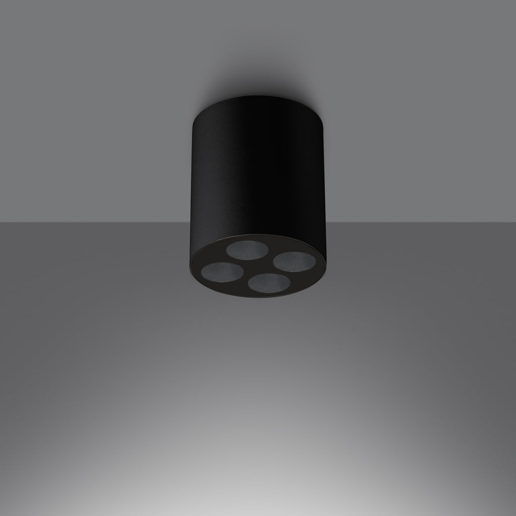 Deckenleuchte - Spot - Strahlerd ZOE schwarz LED Sollux Lighting