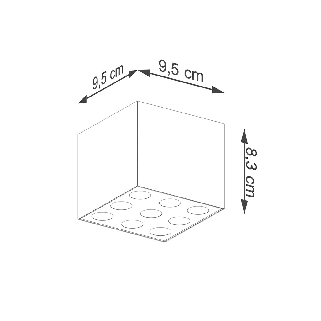 Deckenleuchte - Spot - Strahlerd OZZY schwarz LED Sollux Lighting