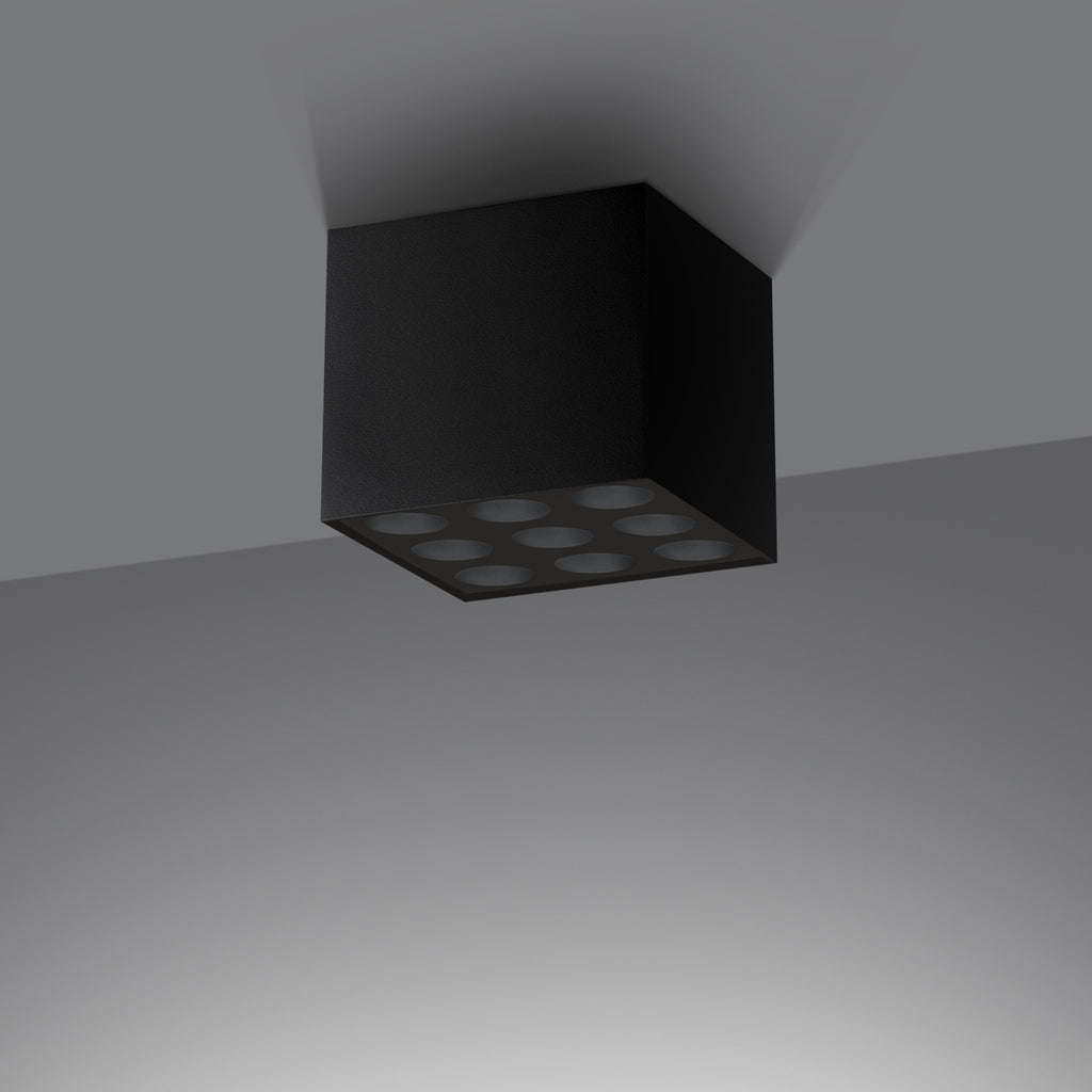 Deckenleuchte - Spot - Strahlerd OZZY schwarz LED Sollux Lighting