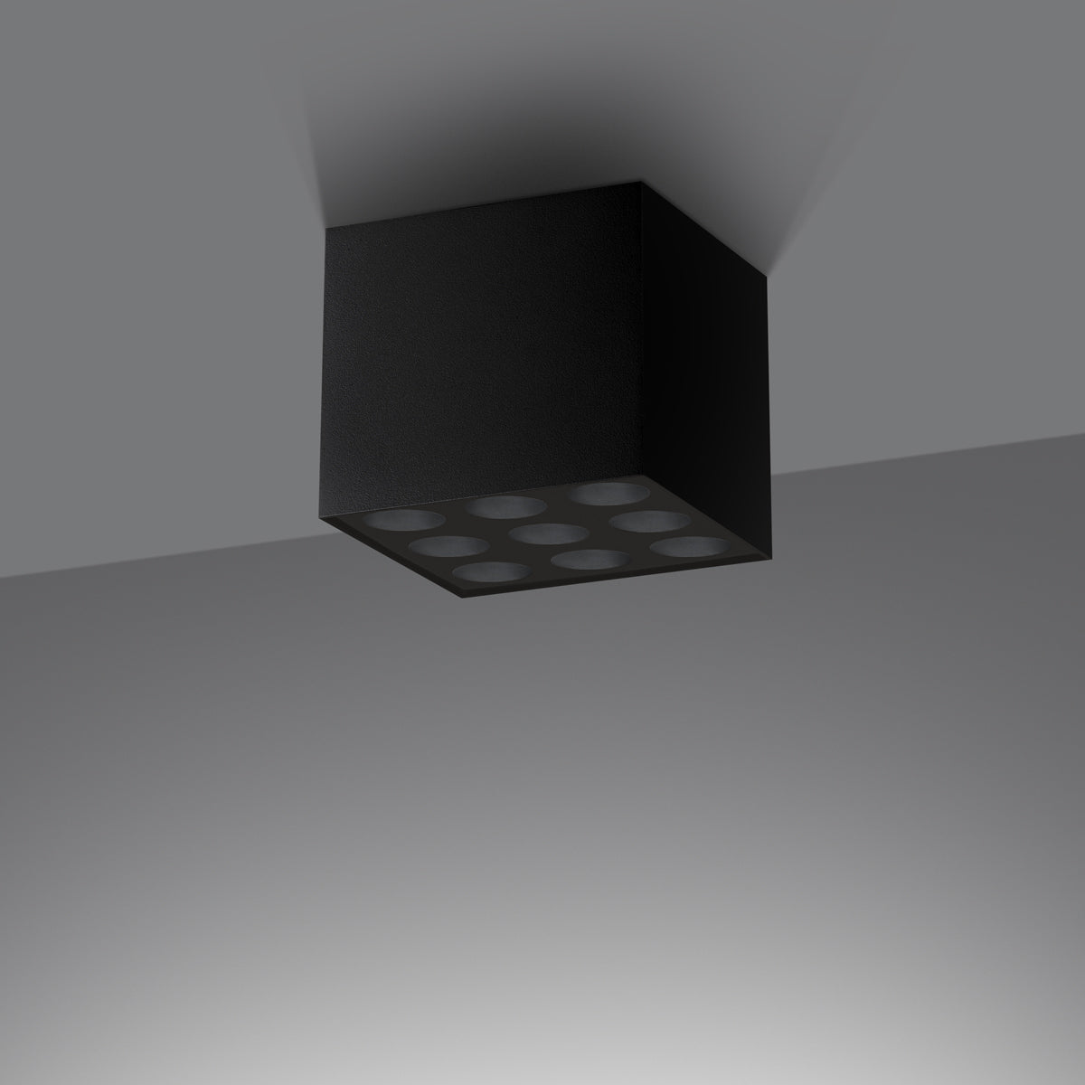 Deckenleuchte - Spot - Strahlerd OZZY schwarz LED Sollux Lighting