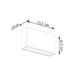 Deckenleuchte - Spot - Strahlerd SOLE schwarz LED Sollux Lighting