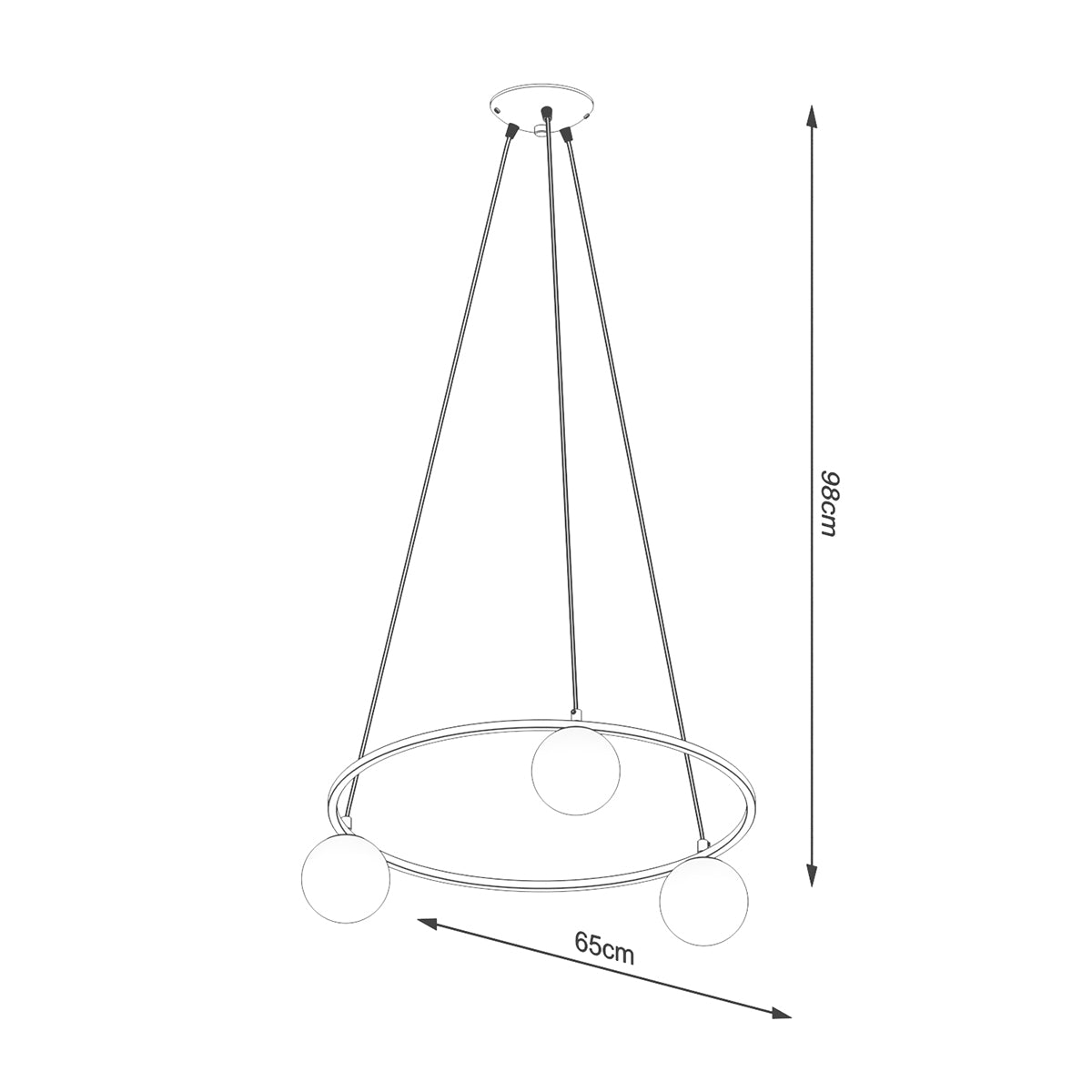 Pendelleuchte YOLI 3 Sollux Lighting