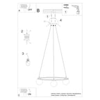 Pendelleuchte YOLI 3 Sollux Lighting