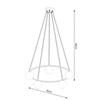 Pendelleuchte YOLI 5 Sollux Lighting