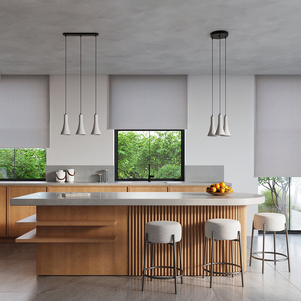 Pendelleuchten REA 1 beton Sollux Lighting
