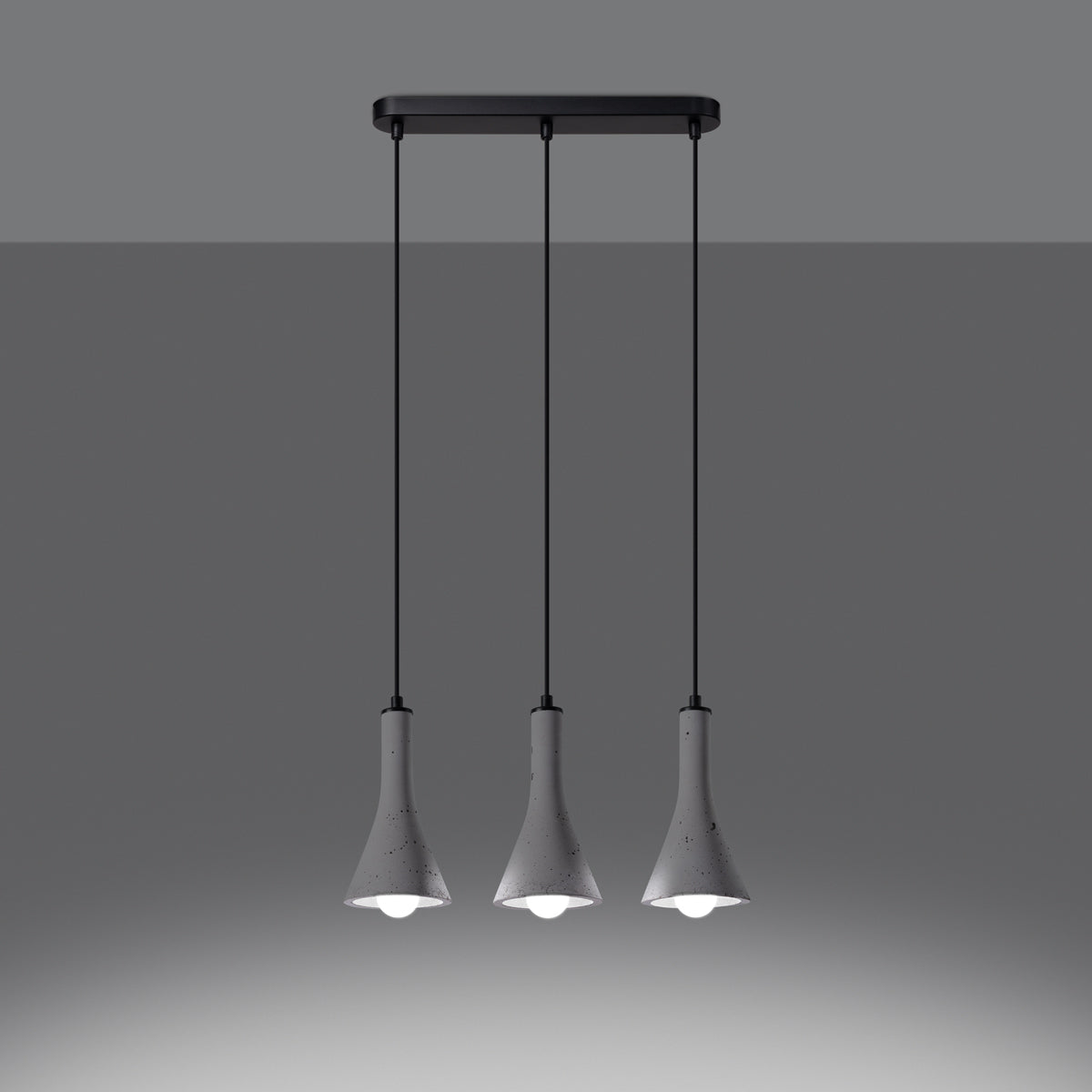 Pendelleuchten REA 3L beton Sollux Lighting