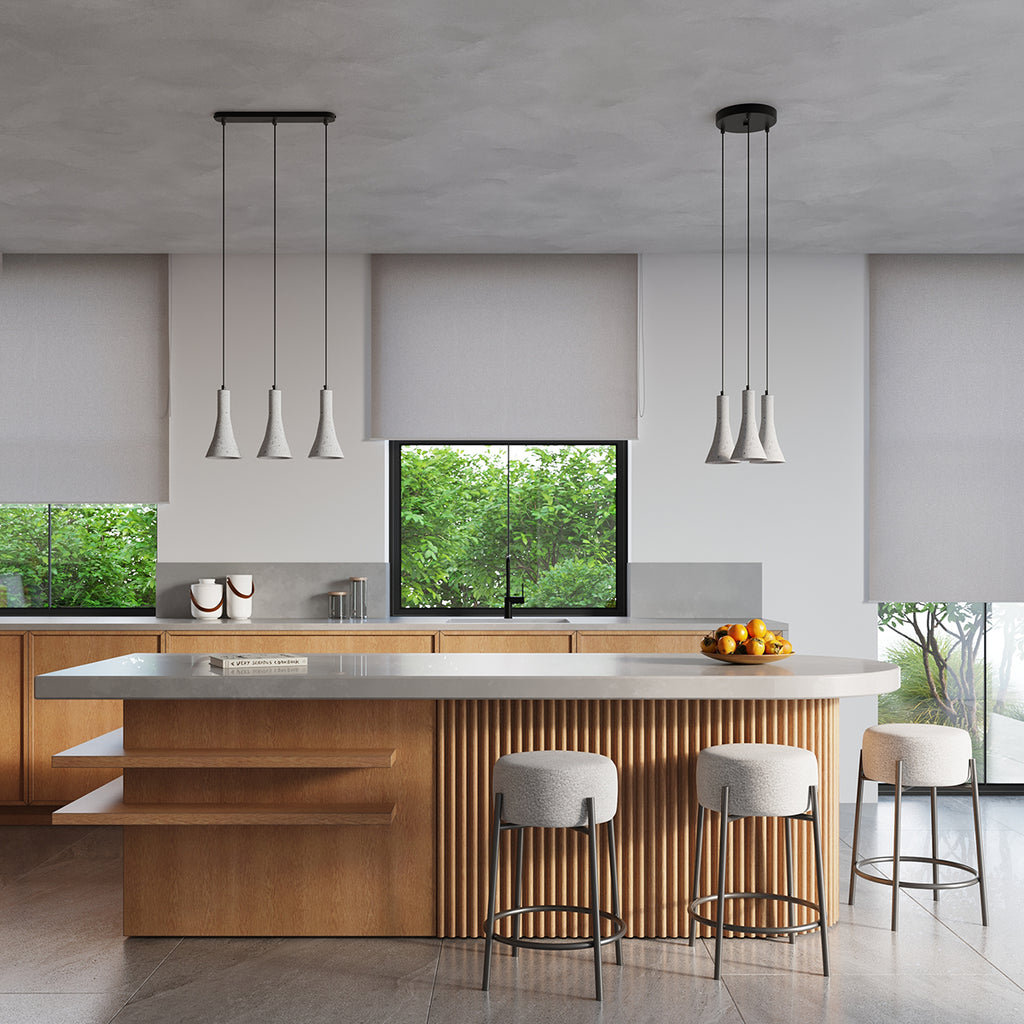 Pendelleuchten REA 3P beton Sollux Lighting