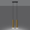 Pendelleuchten LAGOS 2 glanzgold Sollux Lighting