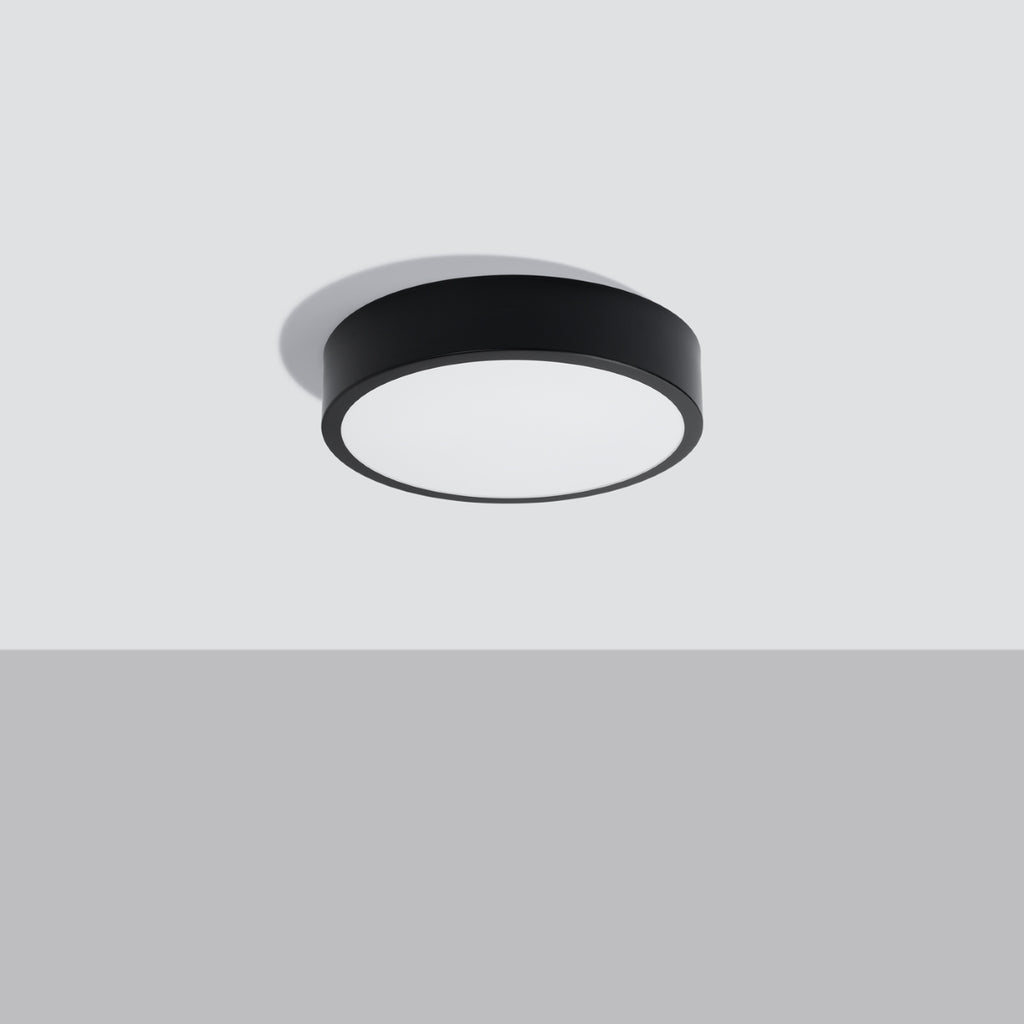 Deckenleuchte ONYX 30 schwarz LED (Warmweiß) Sollux Lighting